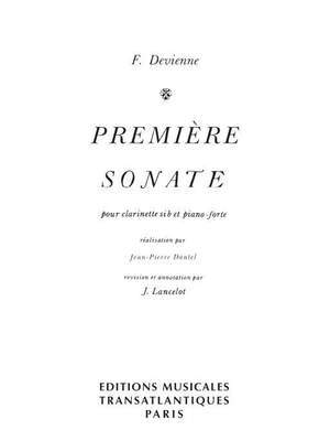 François Devienne: Sonate No1 pour Clarinette Sib