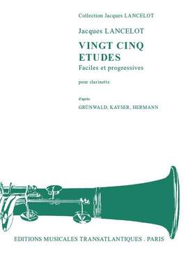 Lancelot: 25 Etudes Faciles et Progressives D'Apres Grunwald