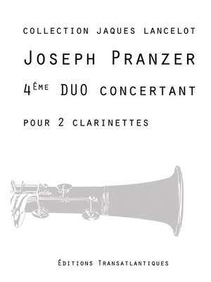 Joseph Pranzer: 4ème Duo Concertant
