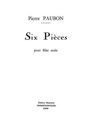 Pierre Paubon: 6 Pièces