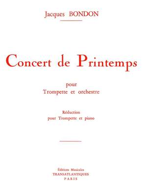Jacques Bondon: Concert De Printemps