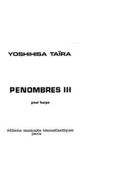 Yoshihisa Taïra: Pénombres 3