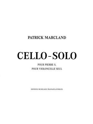 Patrick Marcland: Cello-Solo