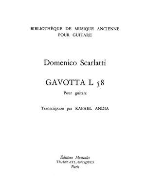 Domenico Scarlatti: Gavotta L58