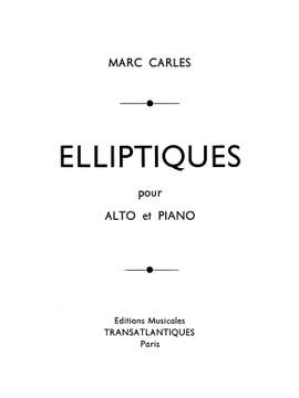 Marc Carles: Elliptiques