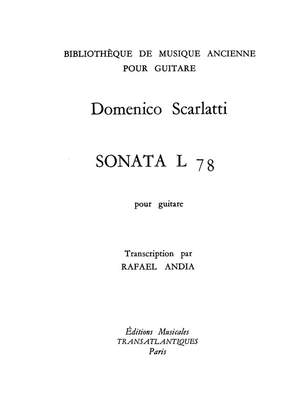 Domenico Scarlatti: Sonata L 78
