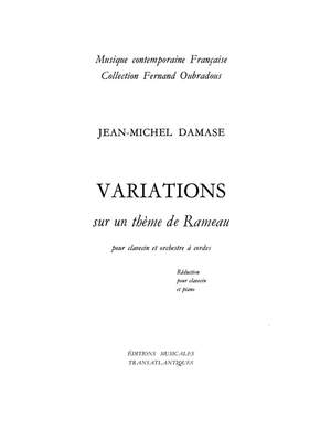 Jean-Michel Damase: Variations Sur Un Thème De Rameau