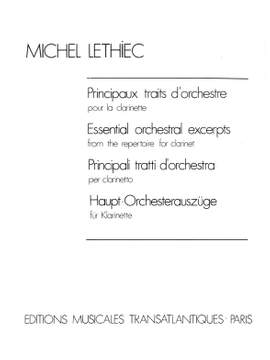 Michel Lethiec: Principaux Traits D'Orchestre