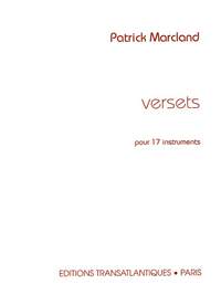 Patrick Marcland: Versets