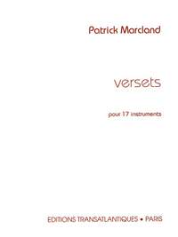 Patrick Marcland: Versets