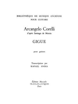Arcangelo Corelli: Gigue