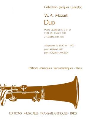 Wolfgang Amadeus Mozart: Duo K 423 N°1