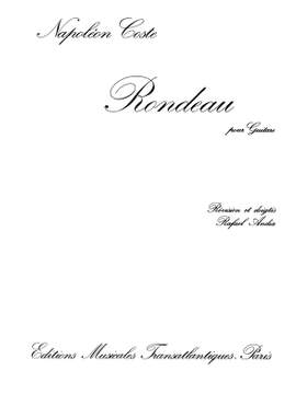 Napoleon Coste: Rondeau Op.43