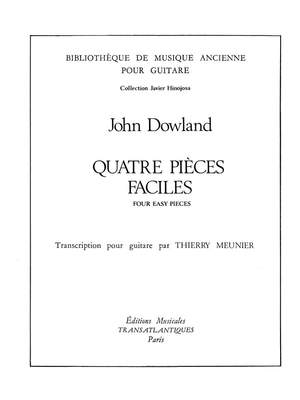 John Dowland: 4 Pièces Faciles