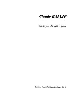 Claude Ballif: Sonate