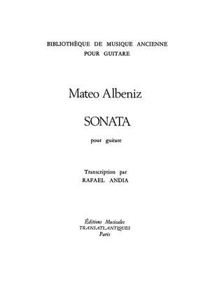 Mateo Albéniz: Sonata