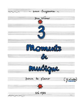 Jean Wiener: 3 Moments De Musique