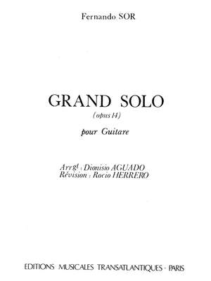 Fernando Sor: Grand Solo Op.14