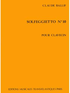Claude Ballif: Solfeggietto N°10 Op.36