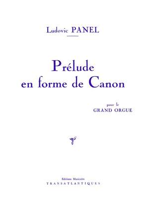 Ludovic Panel: Prélude En Forme De Canon