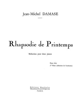 Jean-Michel Damase: Rhapsodie De Printemps