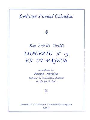 Antonio Vivaldi: Antonio Vivaldi: Concerto N°13, En Ut Majeur