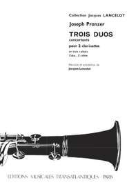 Joseph Pranzer: 3 Duos Concertants. Vol 2