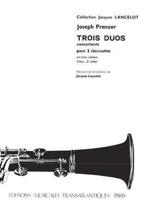 Joseph Pranzer: 3 Duos Concertants. Vol 2
