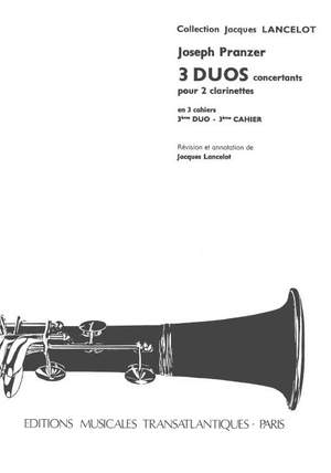 Joseph Pranzer: 3 Duos Concertants. Vol 3