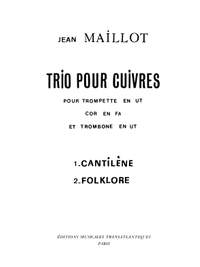 Jean Maillot: Trio