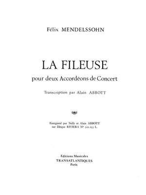 Felix Mendelssohn Bartholdy: La Fileuse