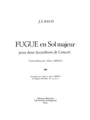 Johann Sebastian Bach: Fugue En Sol Majeur