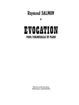 Raymond Salmon: Evocations