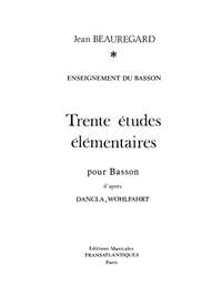 Jean De Beauregard: 30 Études