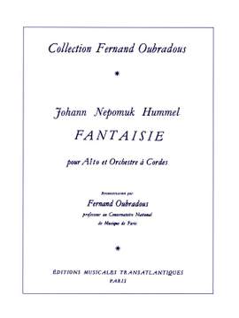 Johann Nepomuk Hummel: Fantasie