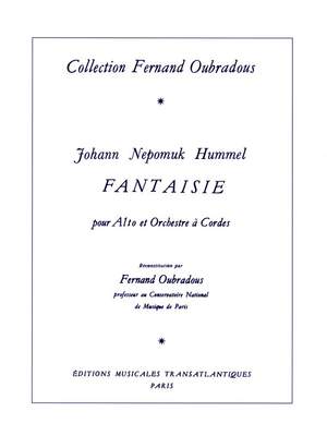 Johann Nepomuk Hummel: Fantasie