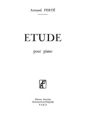 Armand Ferté: Etudes