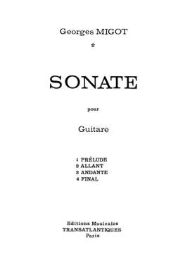 Georges Migot: Sonate