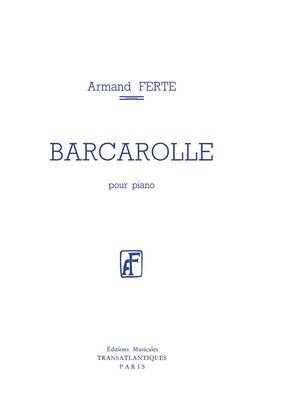 Armand Ferté: Barcarolle
