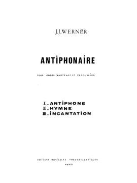 Jean-Jacques Werner: Antiphonaire