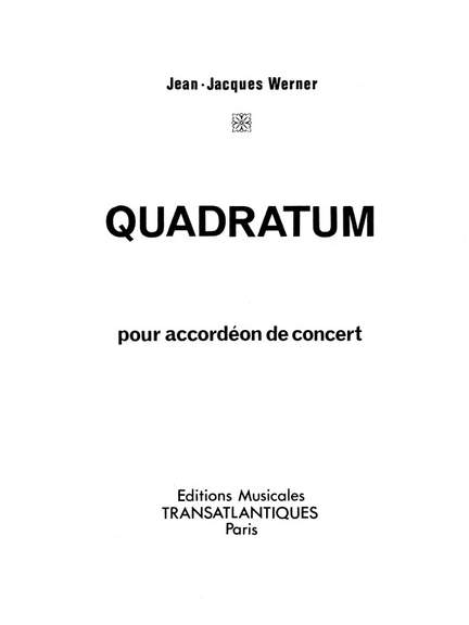 Jean-Jacques Werner: Quadratum