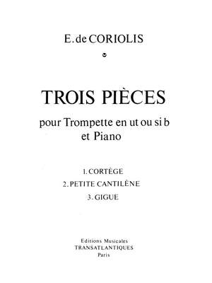 Emmanuel de Coriolis: 3 Pieces