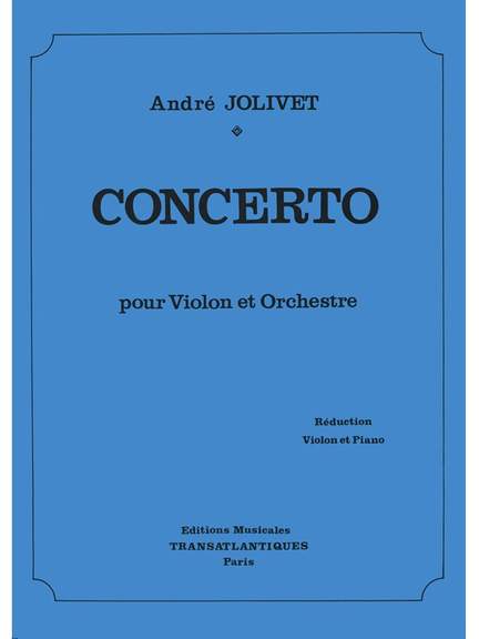 André Jolivet: Concerto