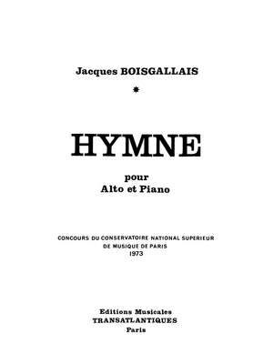 Jacques Boisgallais: Hymne
