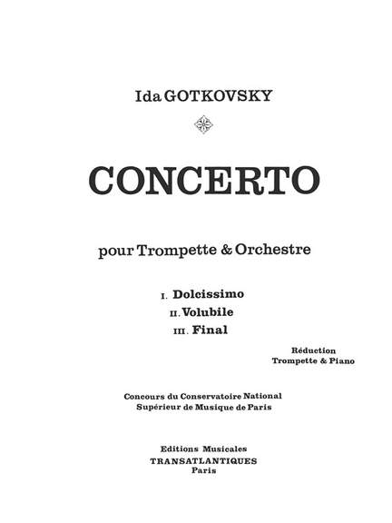 Ida Gotkovsky: Concerto
