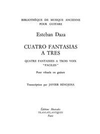 Esteban Daza: 4 Fantasias A Tres
