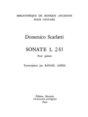 Domenico Scarlatti: Sonata L 241