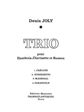 Denis Joly: Trio