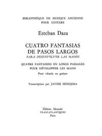 Esteban Daza: Cuatro Fantasias De Pasos Largos