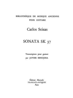 Carlos Seixas: Sonata Sk 37